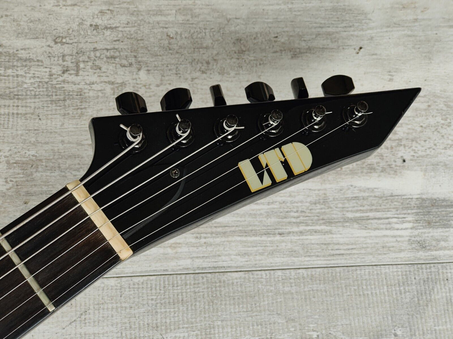 1990's LTD (by ESP Japan) MX130 Hetfield Explorer (Black Diamond)