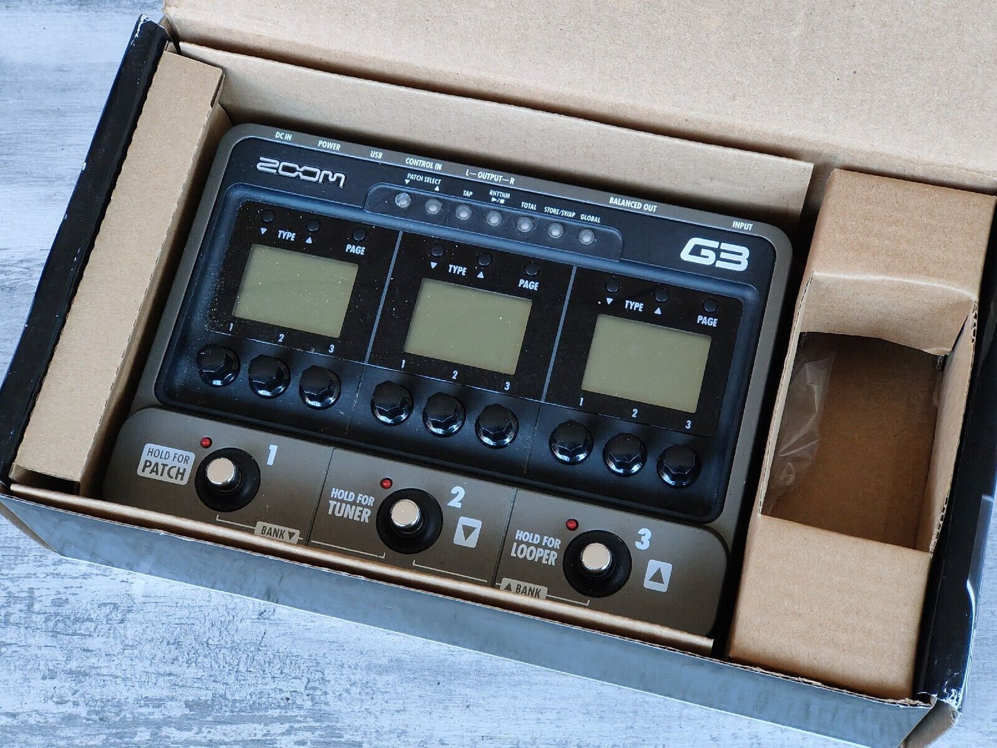 ZOOM G3 Guitar Multi Effects Pedal