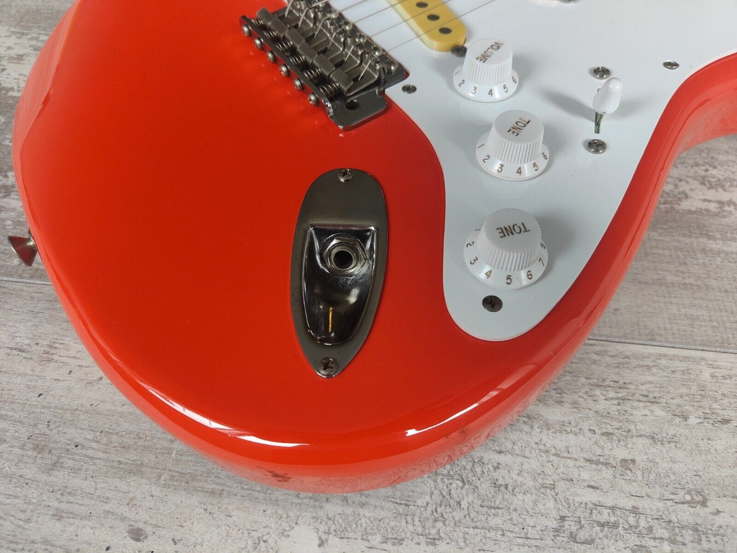 1983 Squier Japan SST-30 JV Series Vintage Stratocaster (Orange)