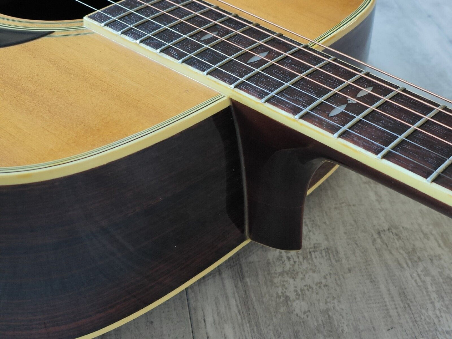 1980's Tokai Cat's Eyes CE-400 Japanese Vintage Acoustic Guitar (Natural)