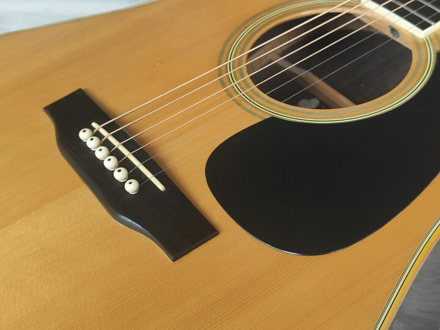 1976 Rider Japan R-350 (Momose) Vintage Acoustic Dreadnought Guitar (Natural)