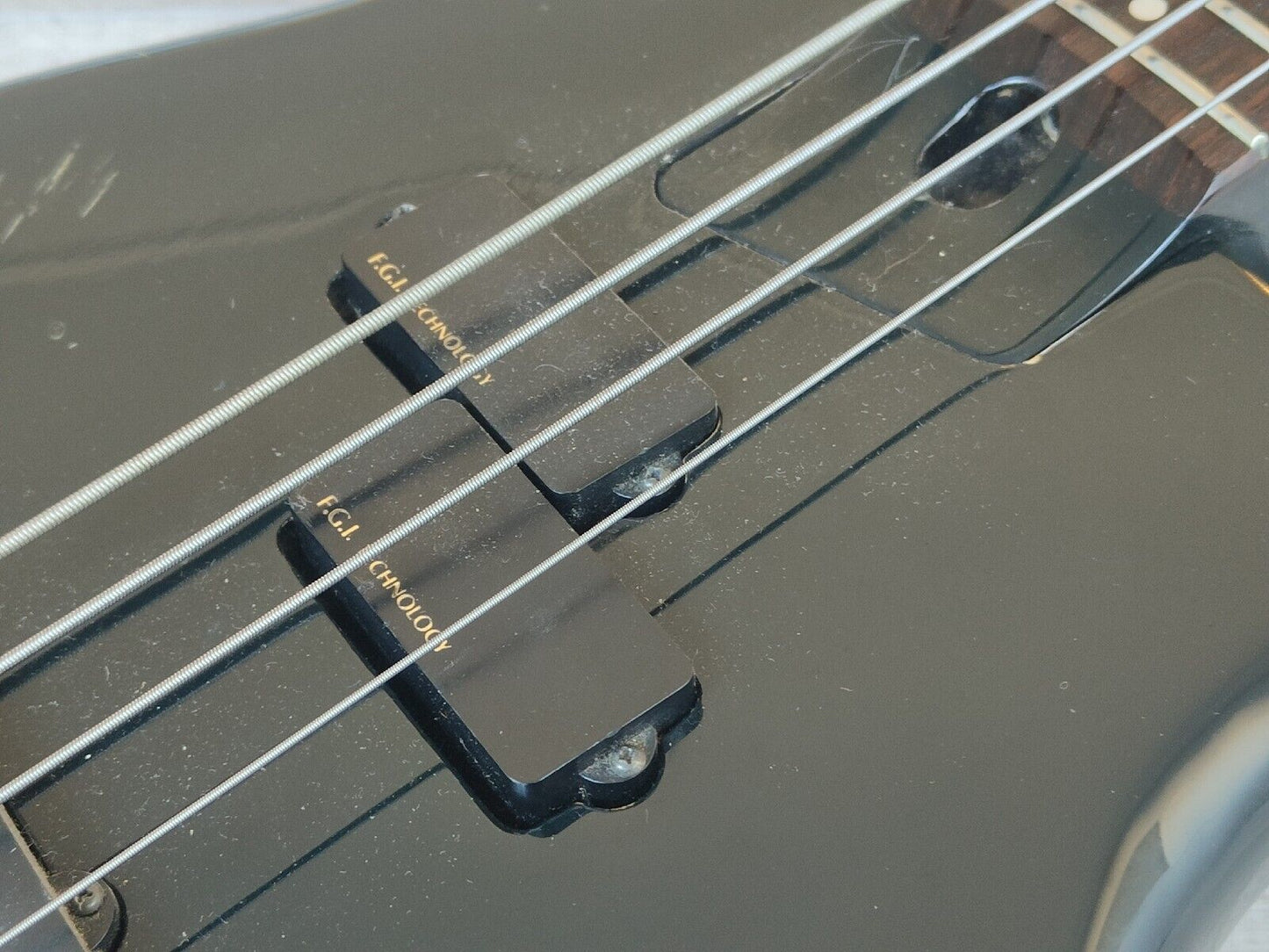 1990's Fernandes Japan FRB-65 Revolver Active Bass (Black)