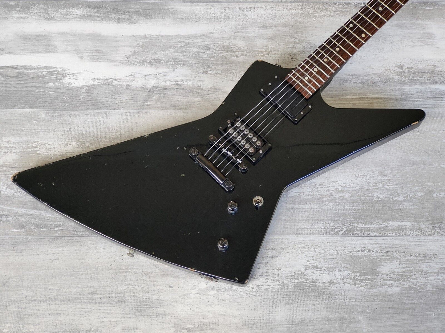 1990's Edwards (by ESP Japan) E-EX-75 Hetfield Explorer (Black)