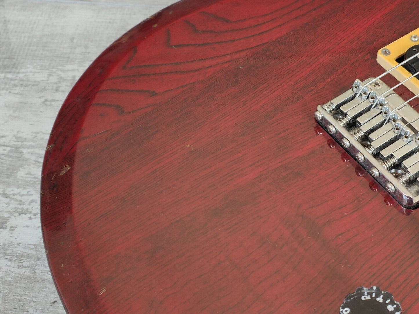 1982 Aria Pro II Japan CS-350 Cardinal Double Cutaway (Red)