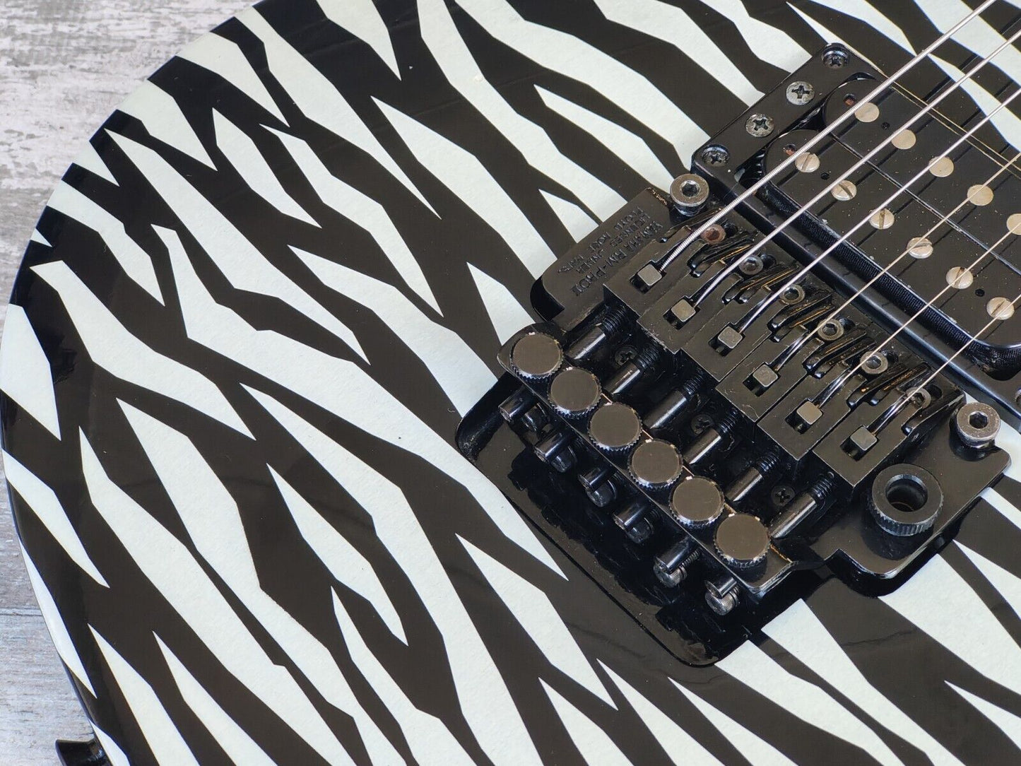1994 Yamaha Japan MGM111 Special Edition Electric Guitar (Zebra Stripe)