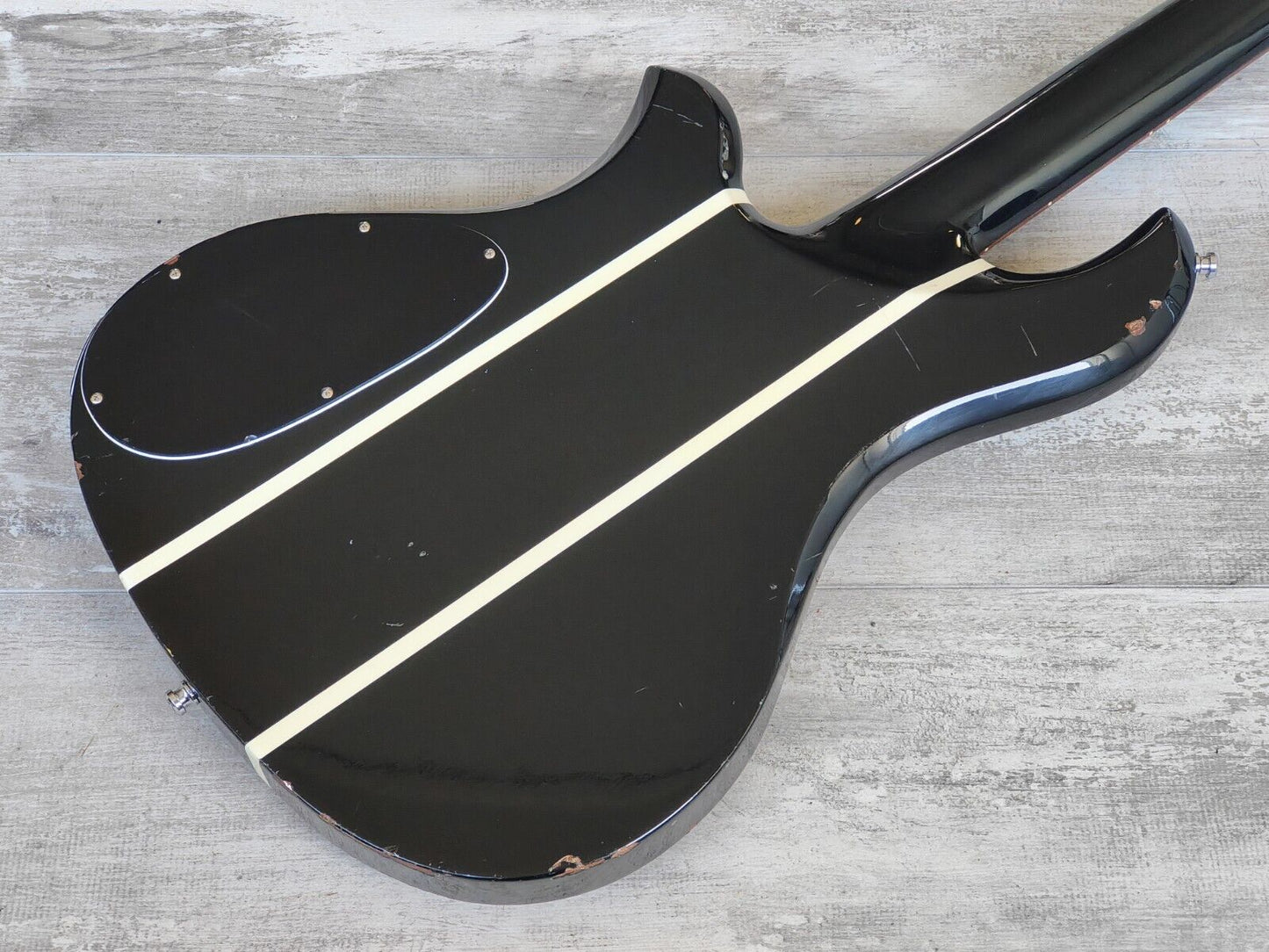 1996 Burny (Fernandes) EB-95X "X Japan" Signature Eagle Bass (Black)