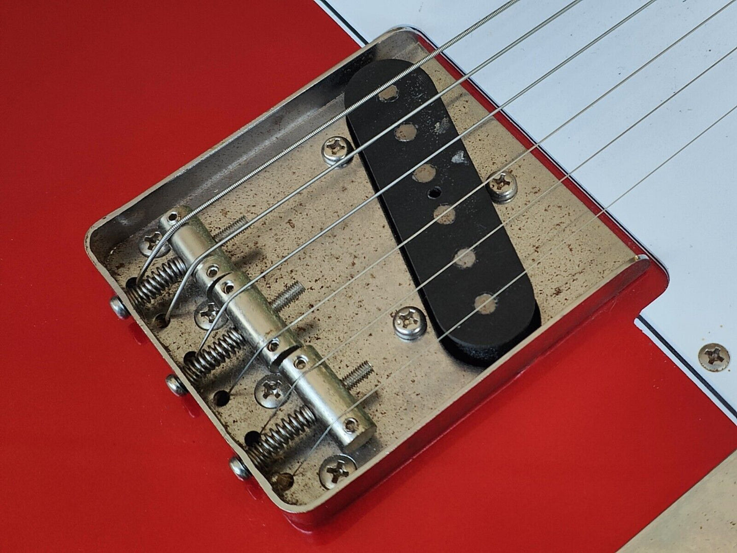 2003 Fernandes Japan TE-1 '62 Reissue Bound Telecaster (Candy Apple Red)