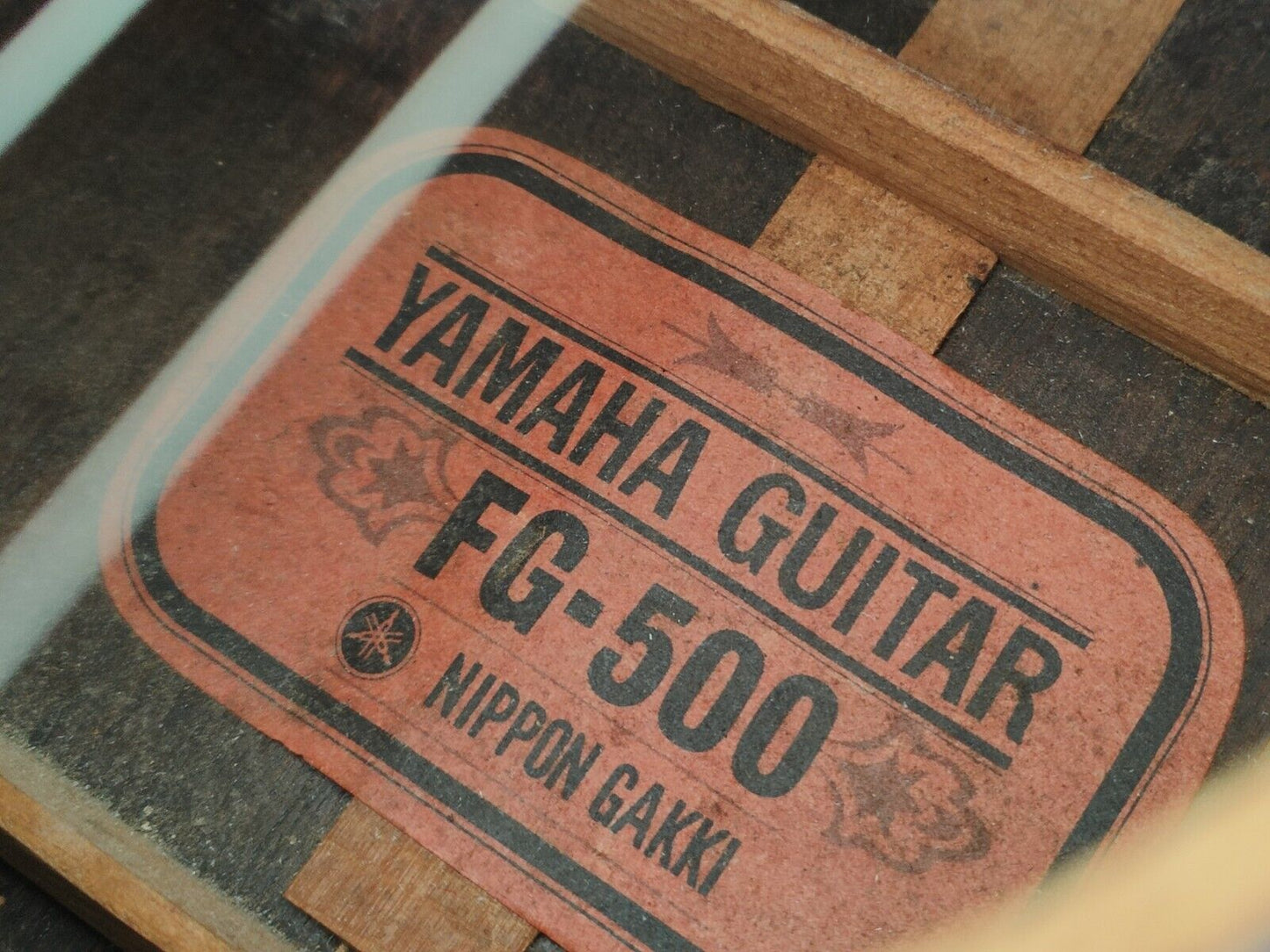1970 Yamaha FG-500 Red Label Dreadnought Acoustic Guitar