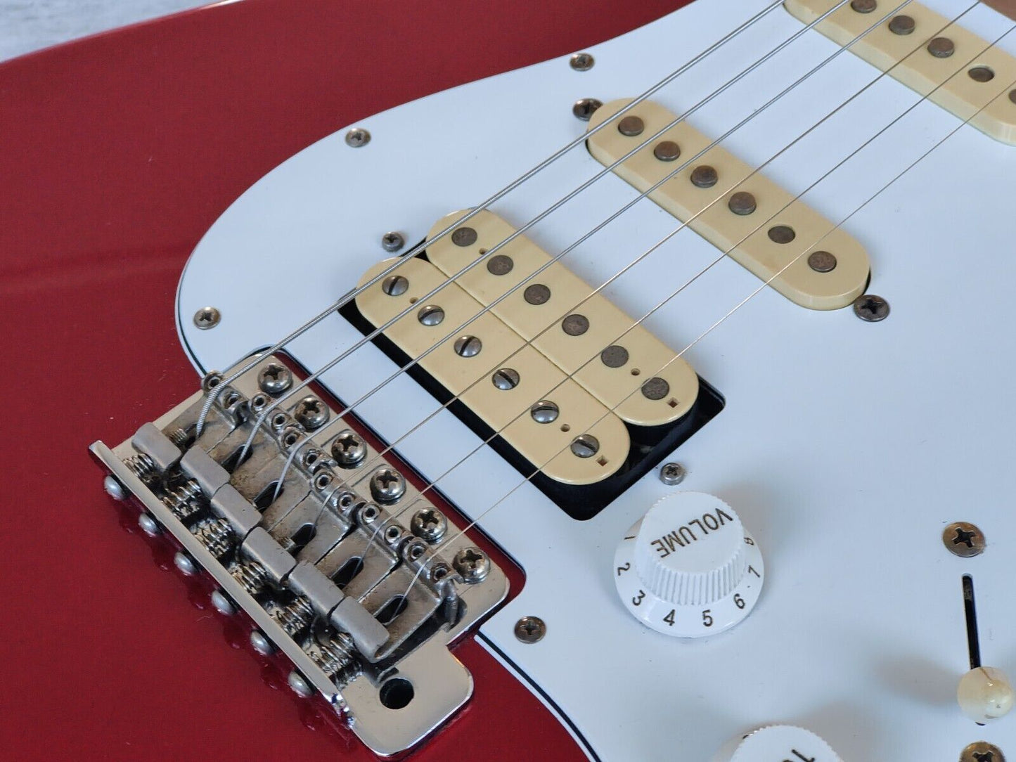 2007 Fender Japan Stratocaster Standard HSS (Candy Apple Red)