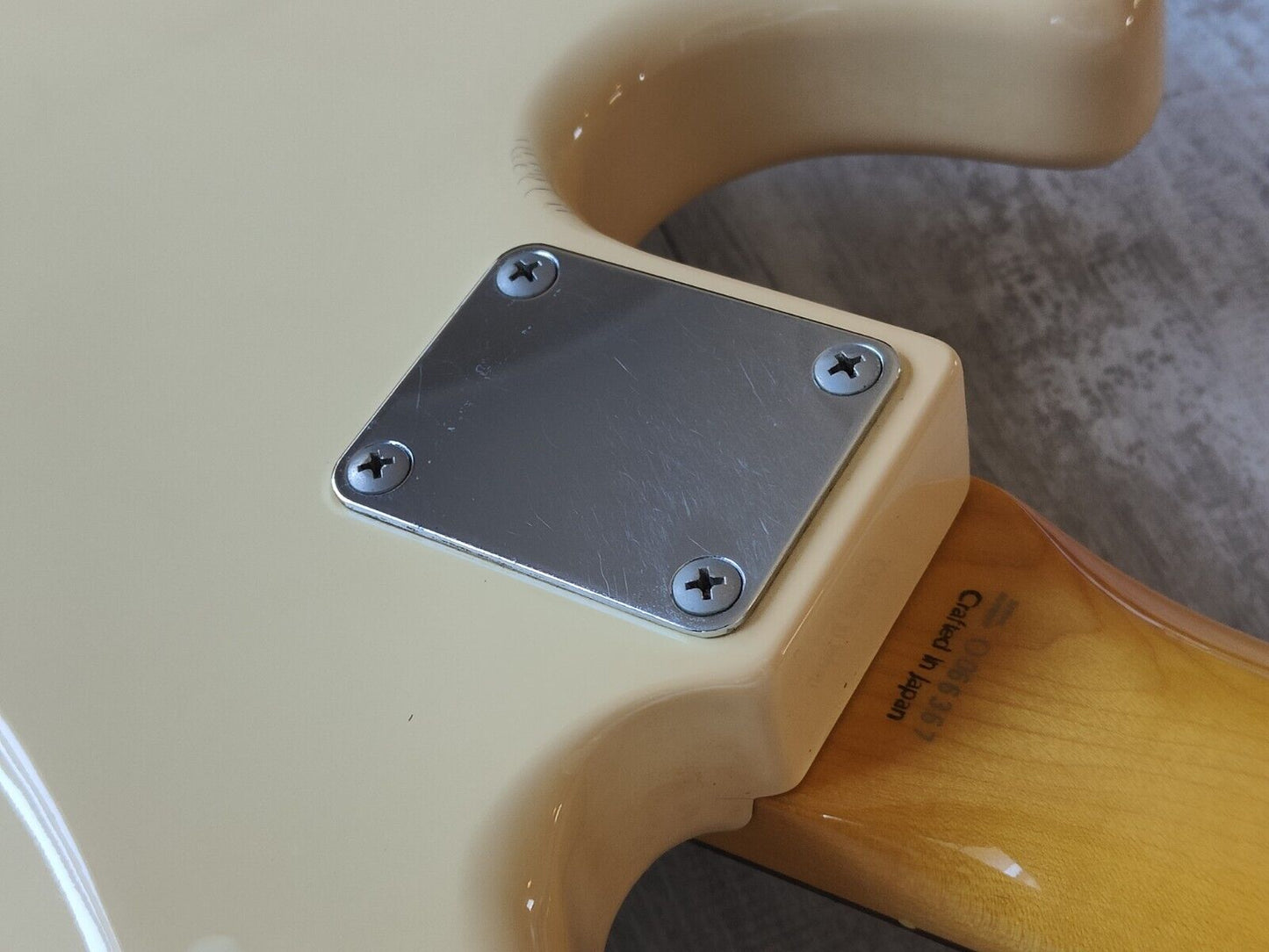 1999 Fender Japan (by Tokai) JB62-58 '62 Reissue Jazz Bass (Vintage White)