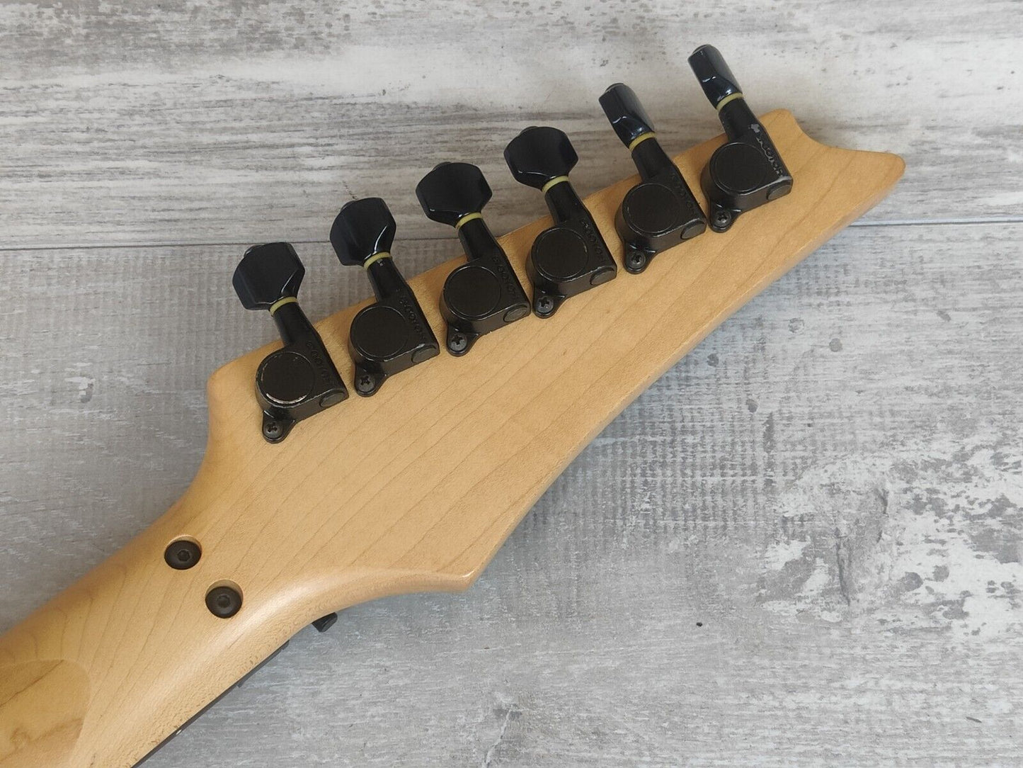 1980's Ibanez Japan RG-575 Reverse Headstock Superstrat (Five Alarm Red)