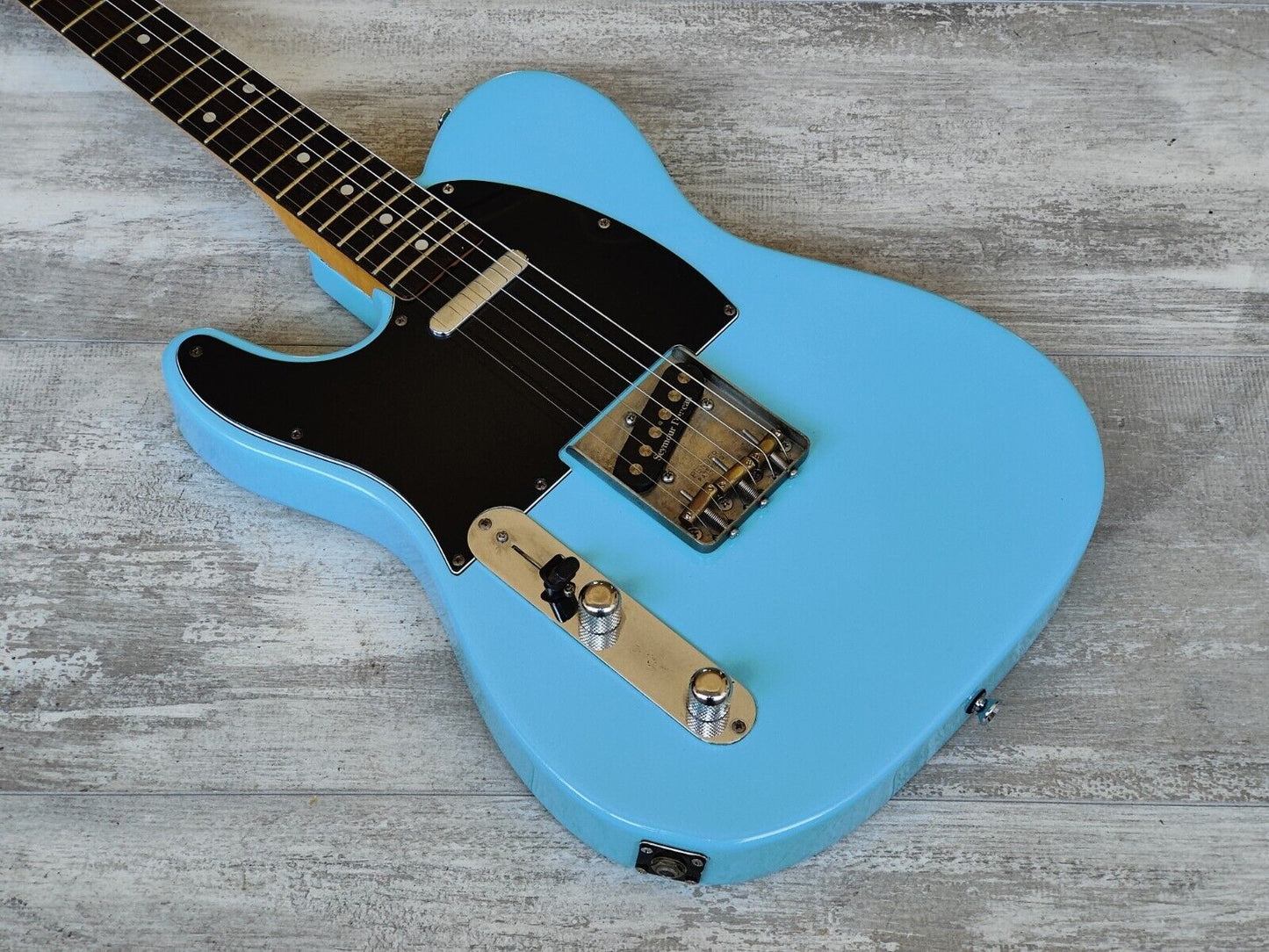 1986 Fender Japan TL72-55 LH '72 Reissue Left Handed Telecaster (Daphne Blue)