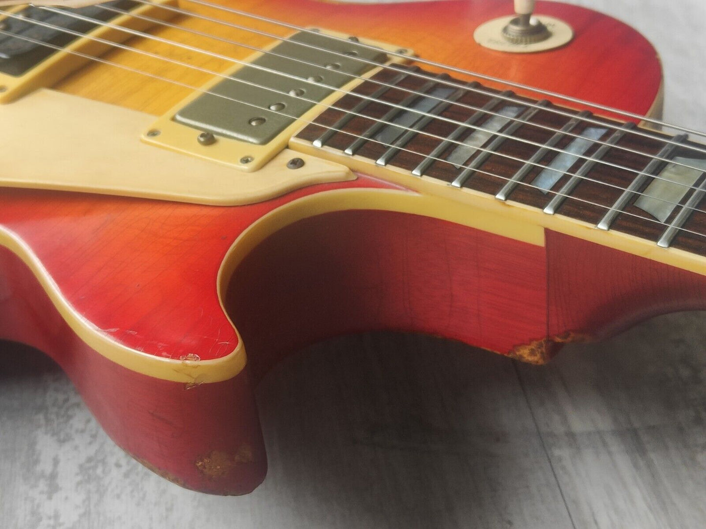 1980 Greco Japan EG-500 Les Paul Standard (Nitro Relic Cherry Sunburst Refinish)