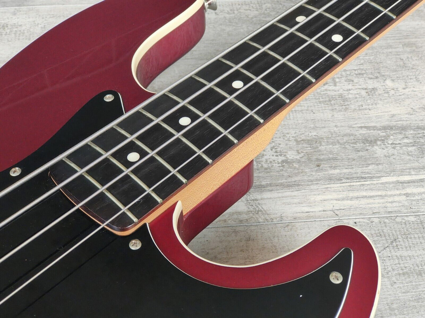 2010 Fender Japan Aerodyne PJ Jazz Bass w/Bartolini's (Old Candy Apple Red)