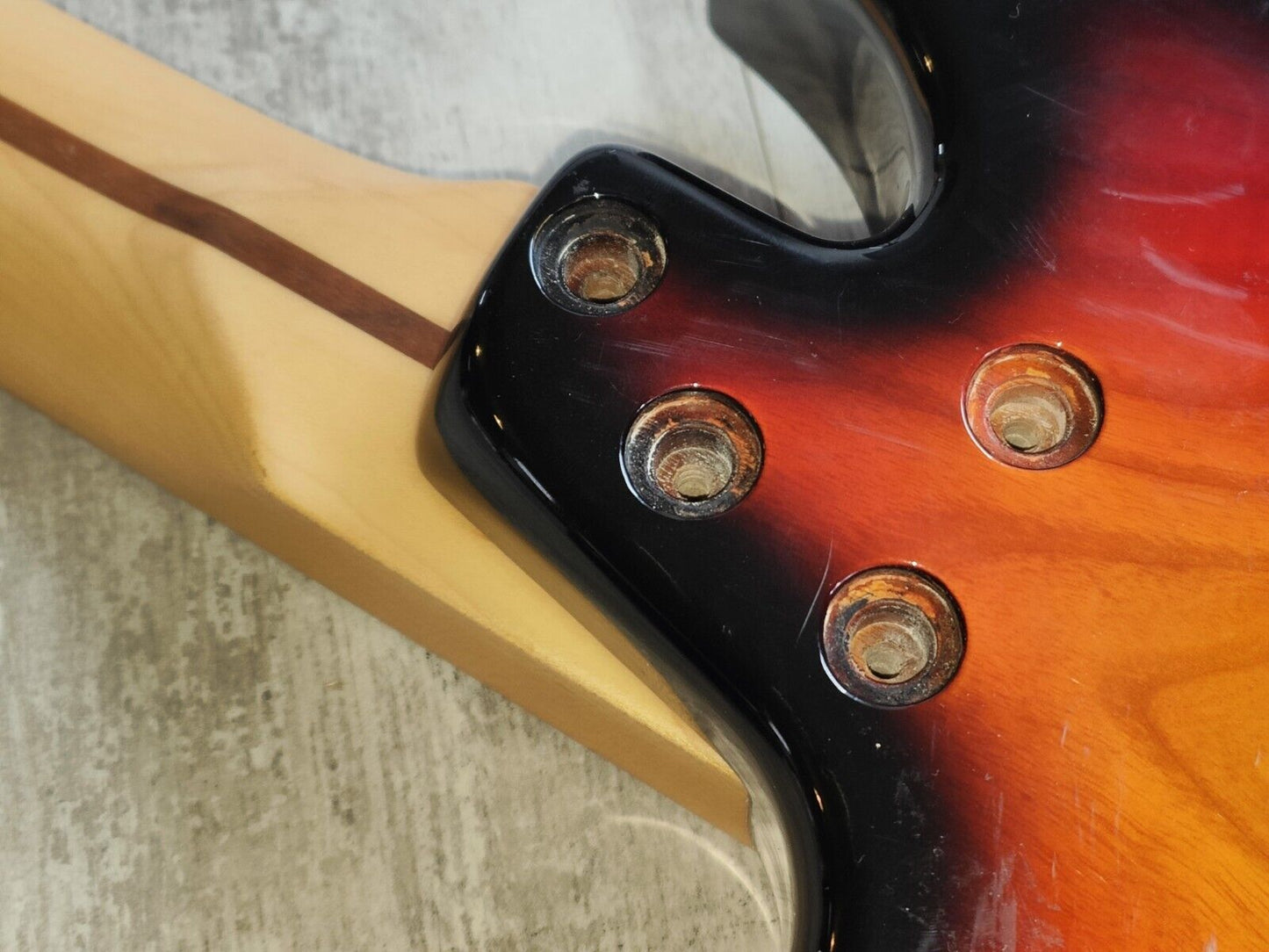 Killer Japan KG-Exploder Explorer Style Neck/Body (Sunburst)