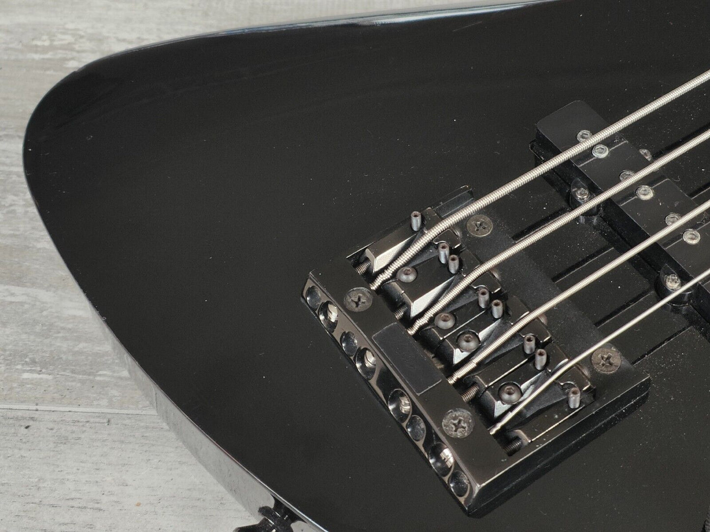 1980's BC Rich Japan NJ Series MB-857 Mockingbird Bass (Black)