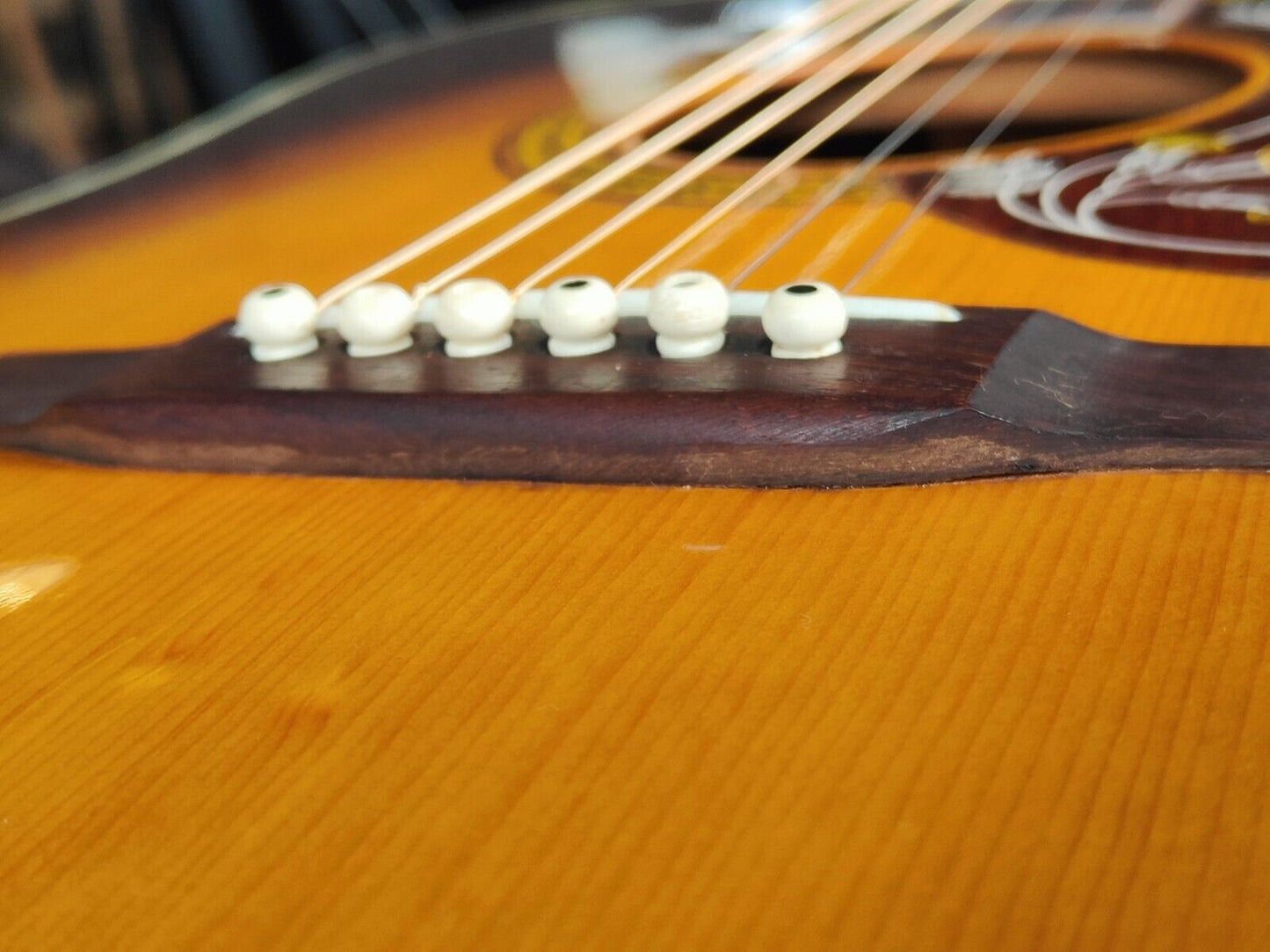 1970's Alvarez Hummingbird Japanese Vintage Acoustic Guitar (Brown Sunburst)