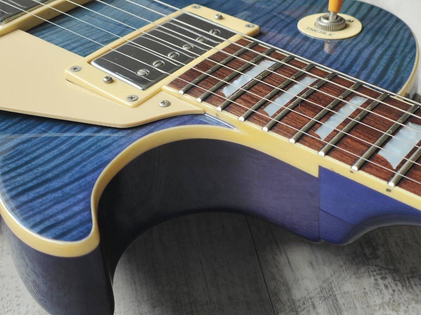 2014 Tokai ALS Series Love Rock Les Paul Standard (Transparent Blue)