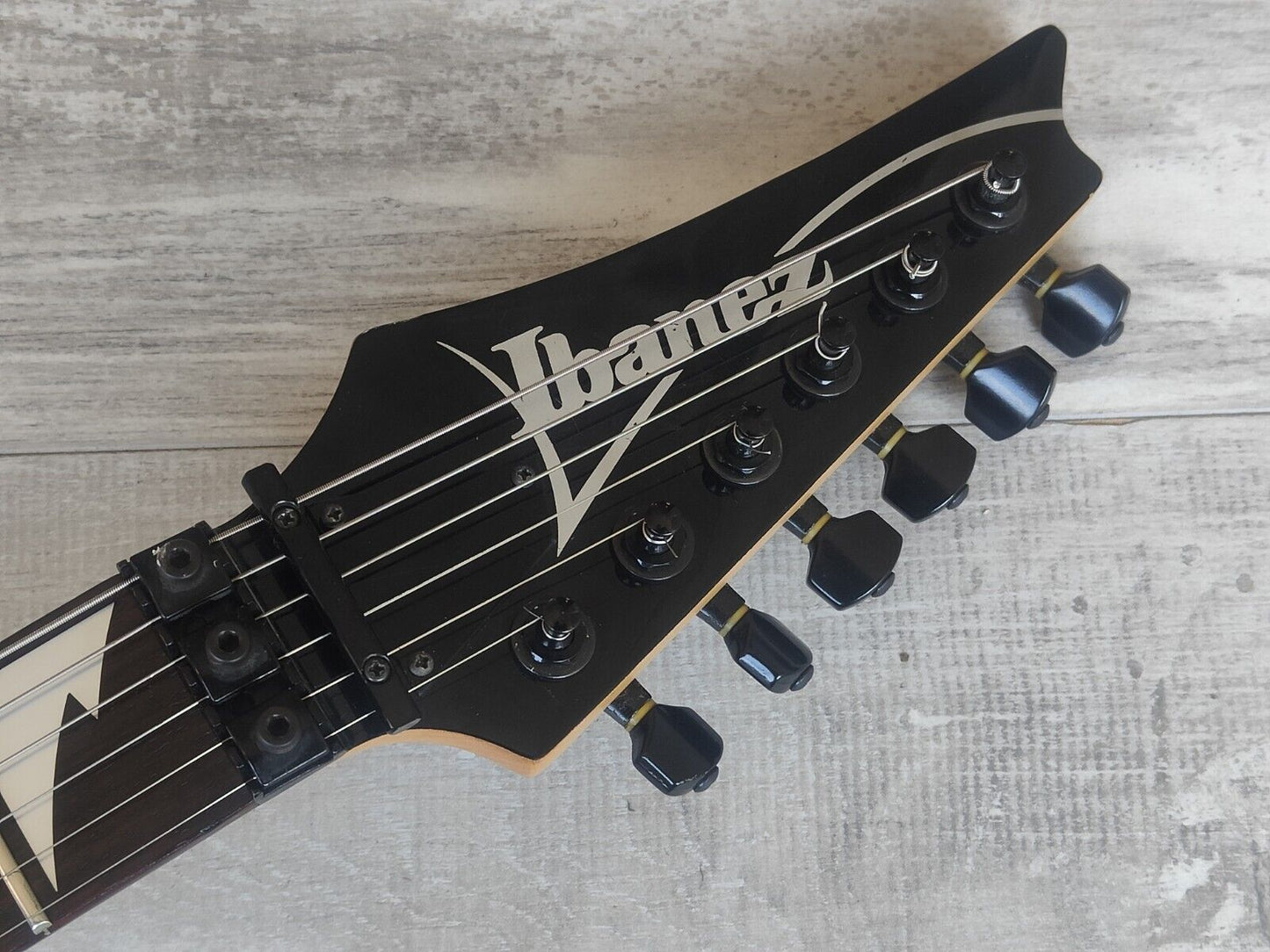 1980's Ibanez Japan RG-575 Reverse Headstock Superstrat (Five Alarm Red)