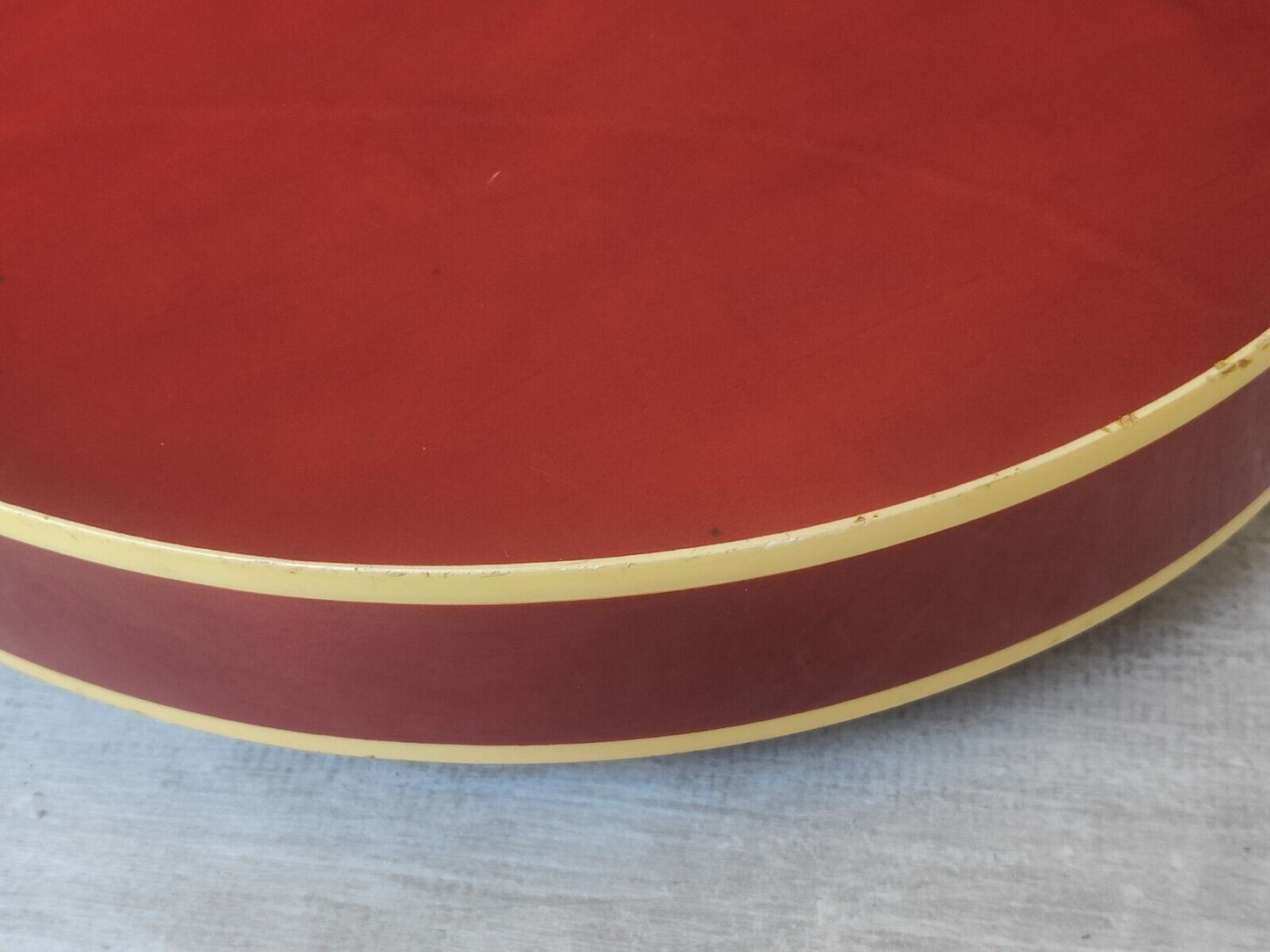 1988 Burny Japan RSA-70 Semi Hollowbody Electric Guitar (Cherry Red)