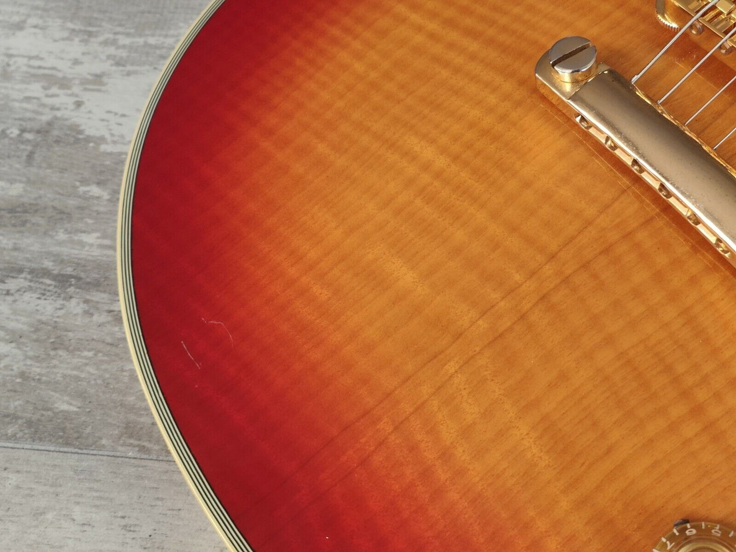 1986 Burny RSC-80 Les Paul Custom Supreme (Cherry Sunburst)