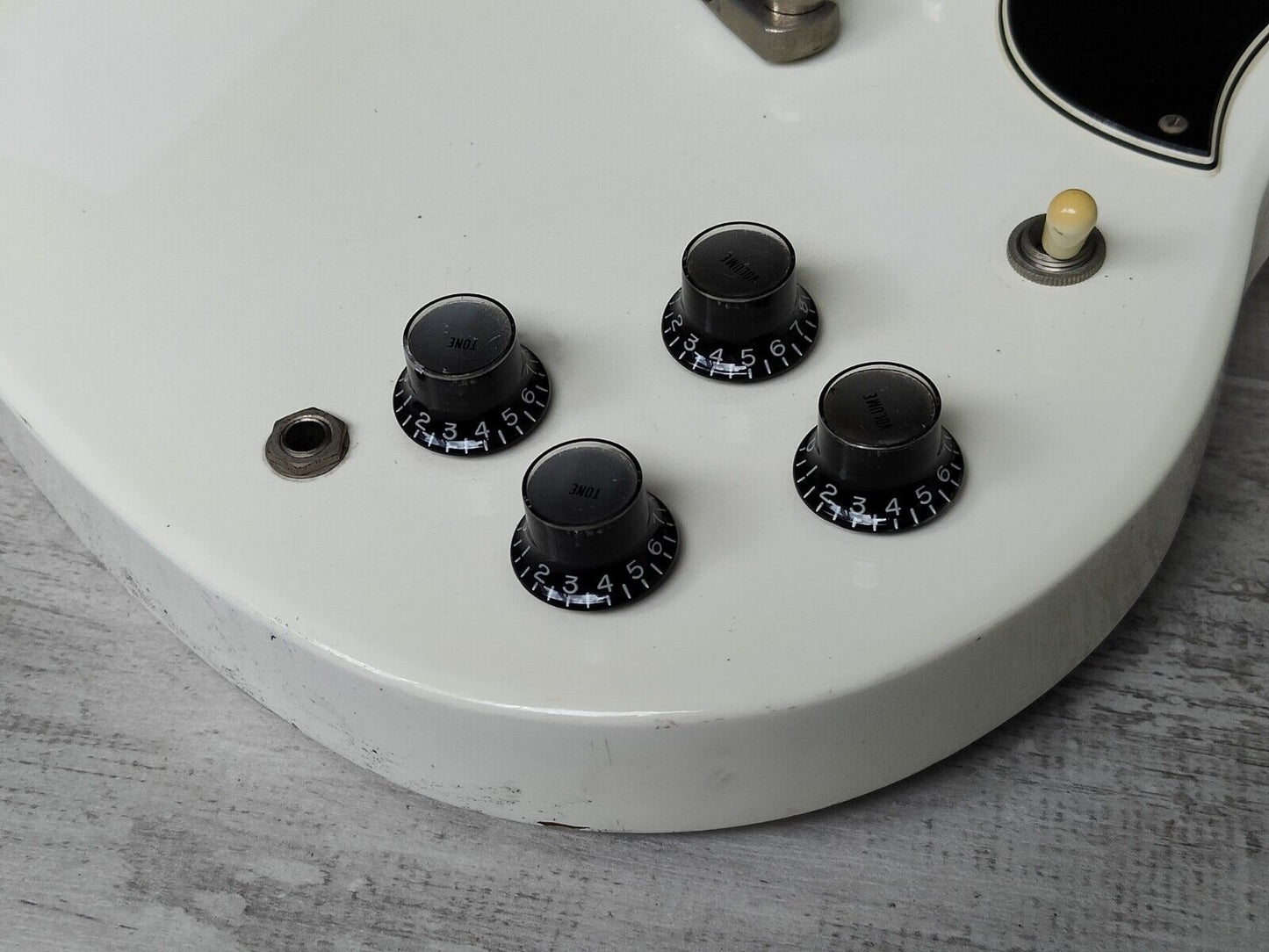 1994 Orville (Gibson) Japan  SG-65 '62 Reissue SG Double Cutaway (Alpine White)