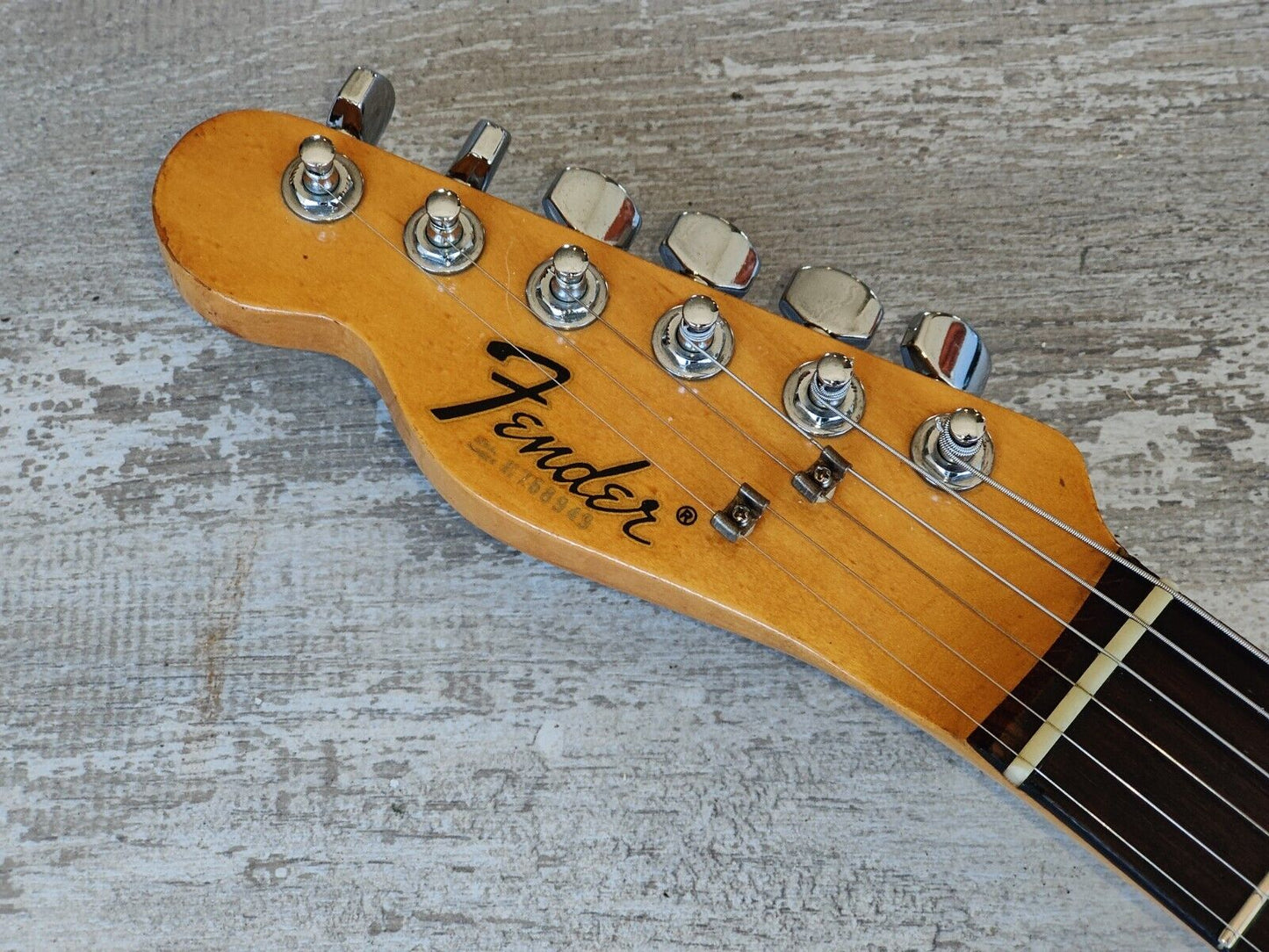 1986 Fender Japan TL72-55 LH '72 Reissue Left Handed Telecaster (Daphne Blue)