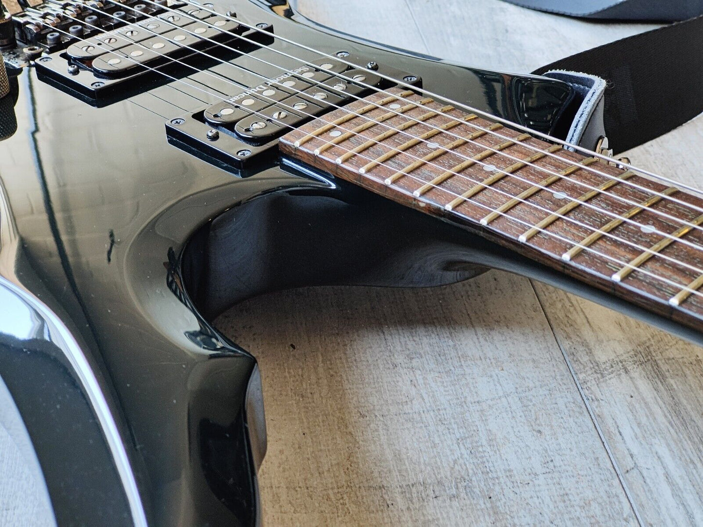 2012 Edwards (by ESP Japan) E-GEKI-TETSU Explorer w/Seymour Duncans (Black)