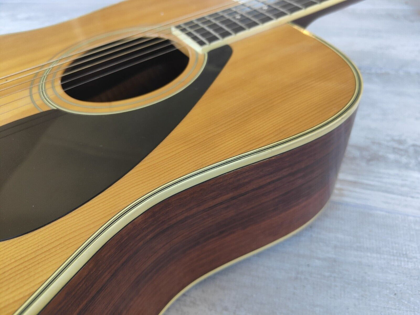 1970's Yamaha FG-301B Japanese Vintage Acoustic Dreadnought Guitar (Natural)