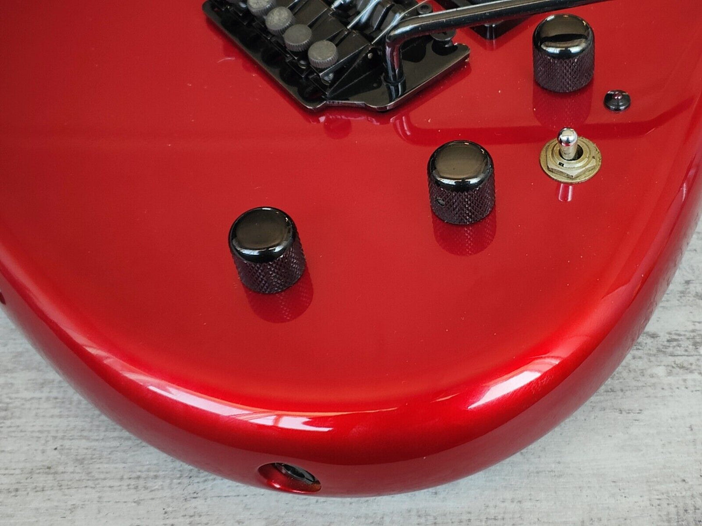 1990 Rockoon (by Kawai Japan) TG-60 Electric Guitar w/Onboard Overdrive (Red)