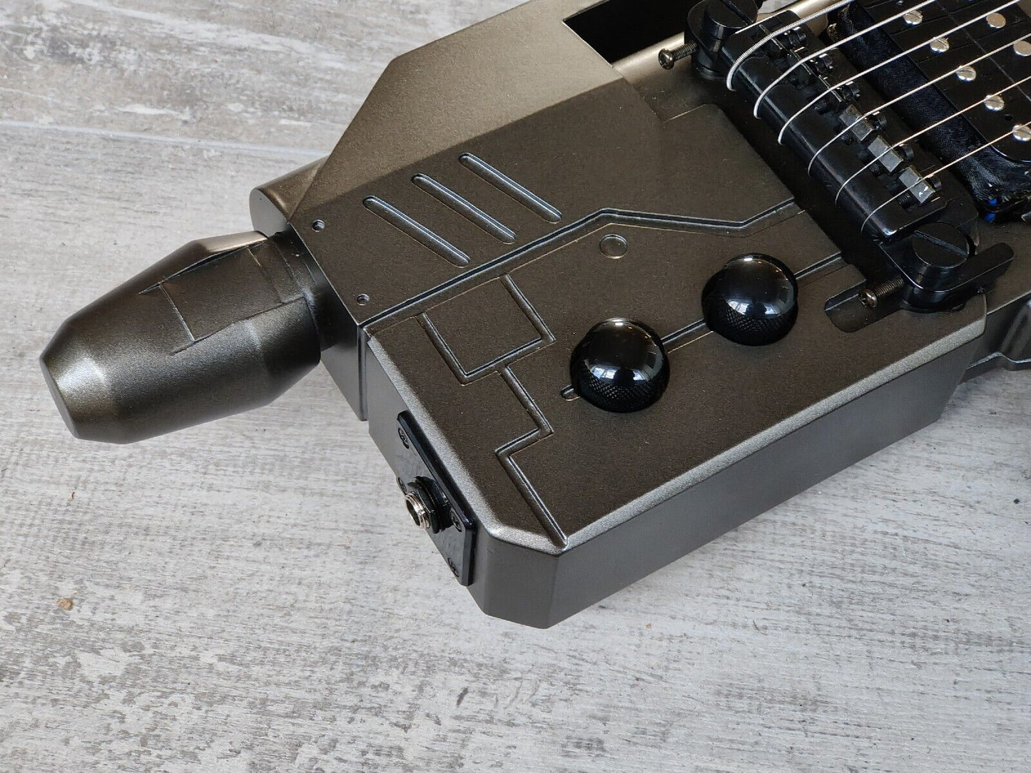 Gundam (by ESP Japan) EFSF Beam Raygun Guitar (Grey)