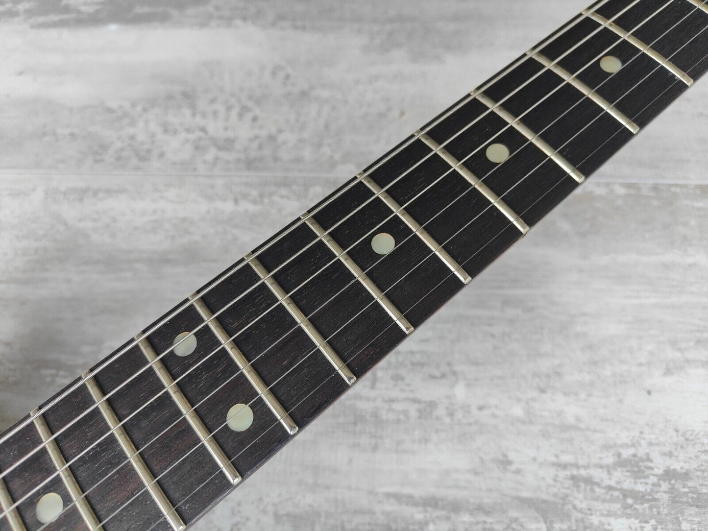 1977 Greco Japan MR-600 "Mick Ralphs" Double Cutaway w/P90's (Brown Sunburst)