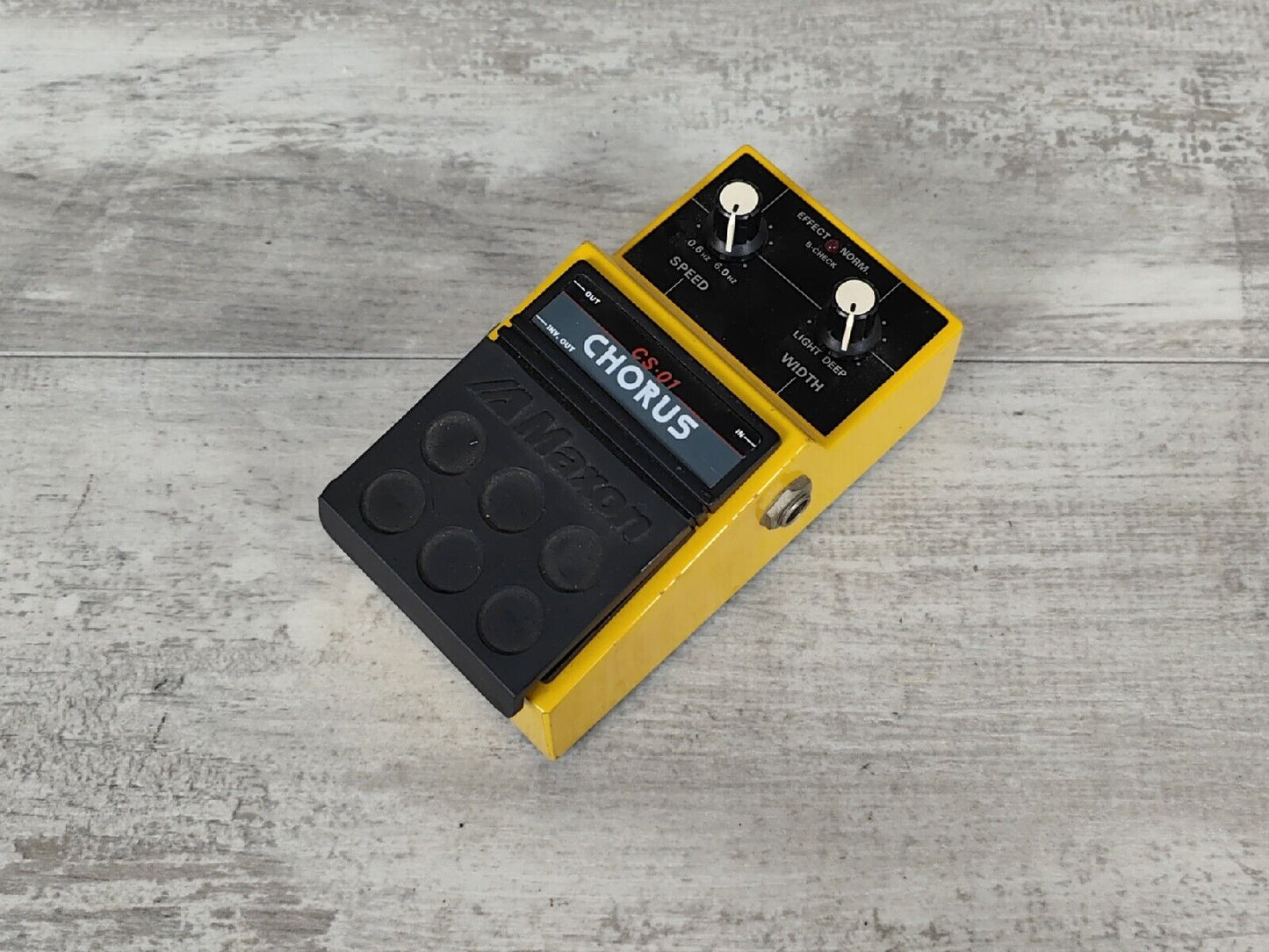 1981 Maxon CS-01 Vintage Analog Chorus Effects Pedal