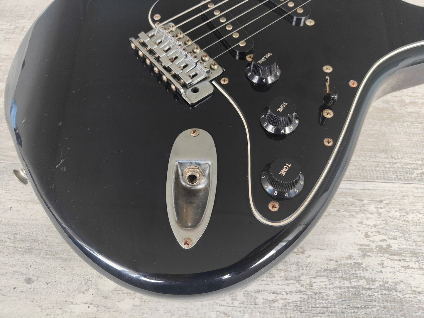 1983 Squier Japan CST-50 JV Series '72 Reissue Stratocaster (Black)