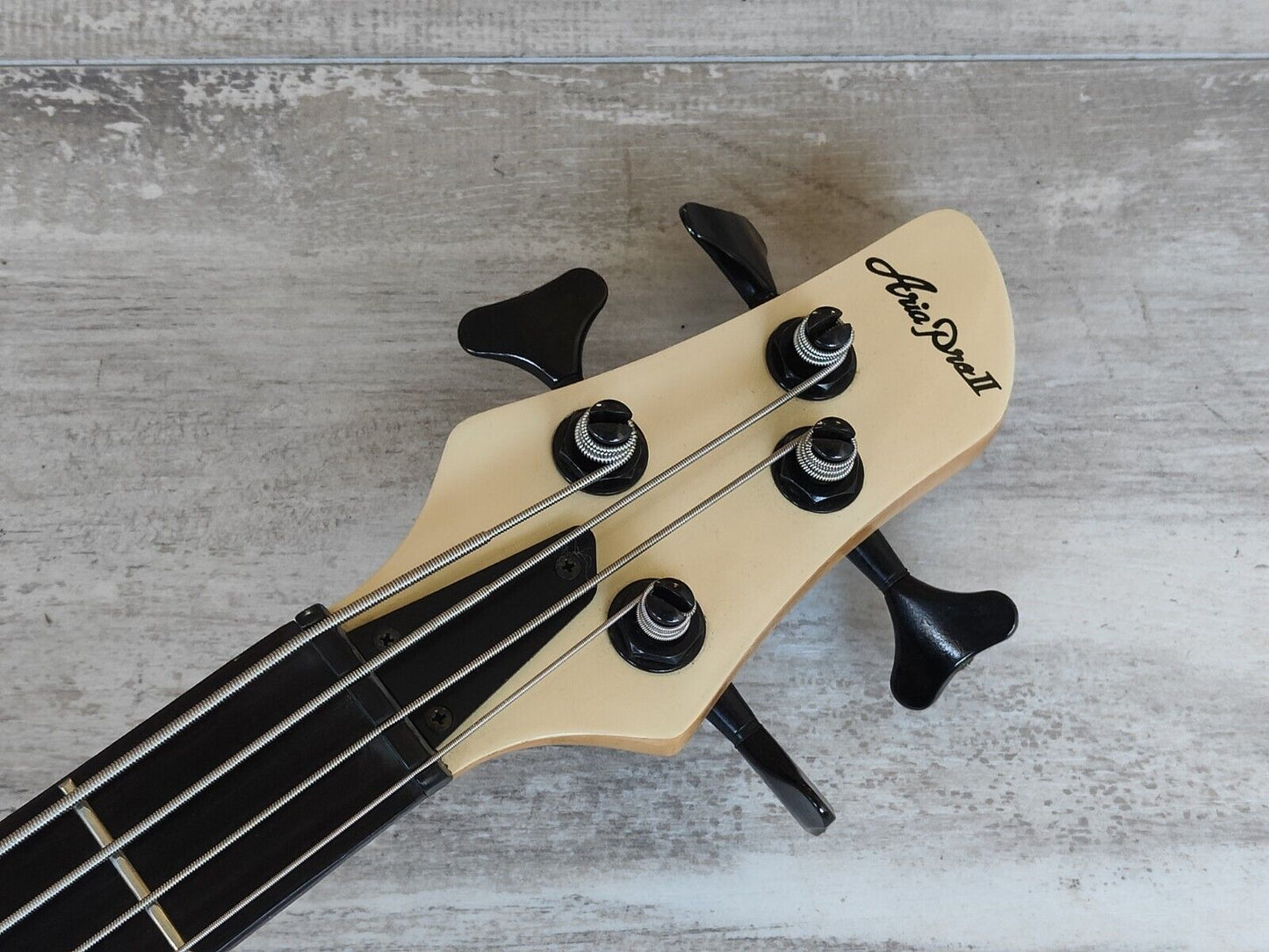 1998 Aria Pro II IGB-50 Integra Series Active Bass (Aged White)