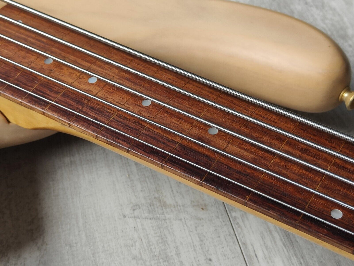 1994 Fernandes Japan FRB-125B Fretless 5-String Bass (Natural)