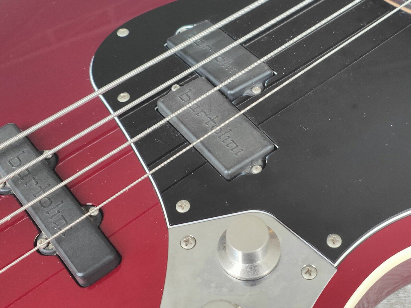 2010 Fender Japan Aerodyne PJ Jazz Bass w/Bartolini's (Old Candy Apple Red)