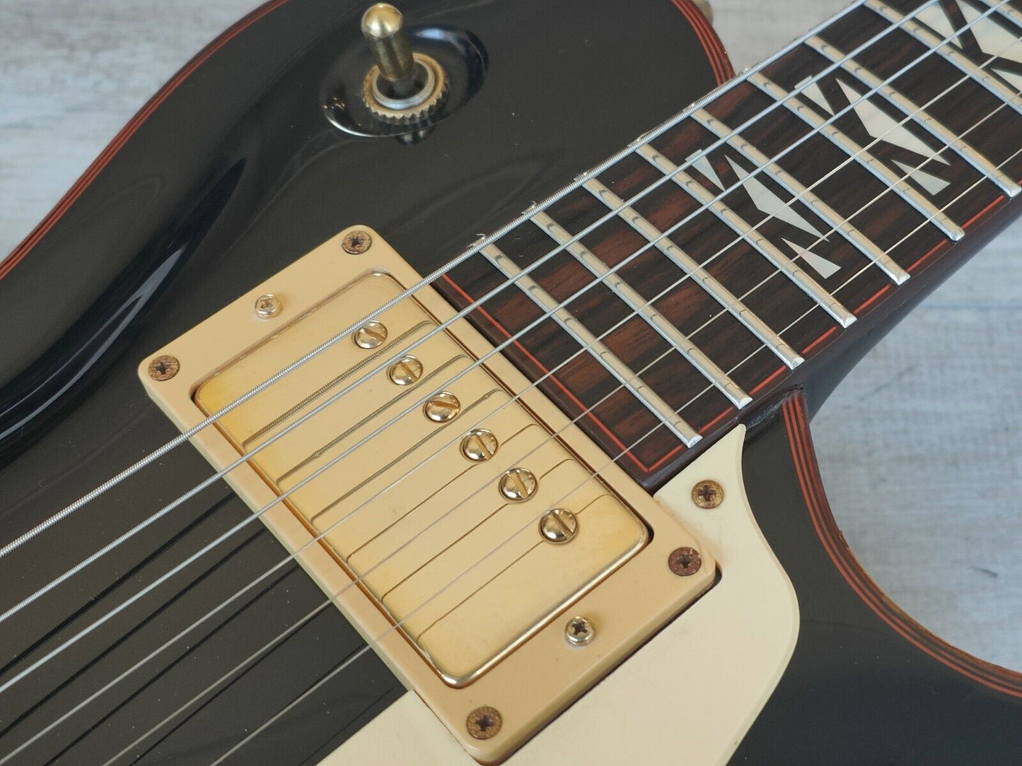 1982 Aria Pro II (Matsumoku) PE-R100 Single Cutaway w/Kahler (Flash Red)