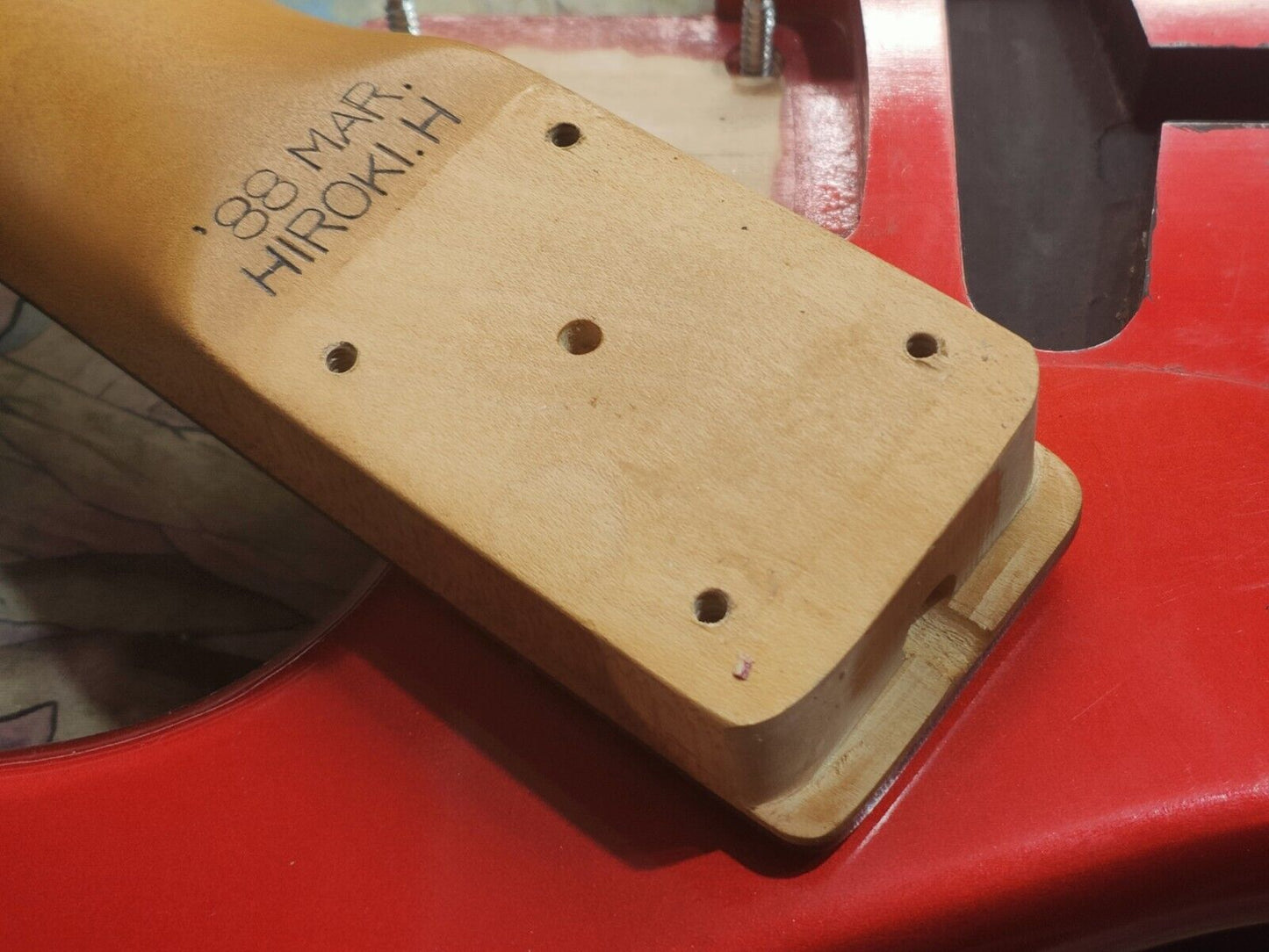 1980's Tokai Japan Goldstar Sound Stratocaster Body w/Telecaster Neck (Red)