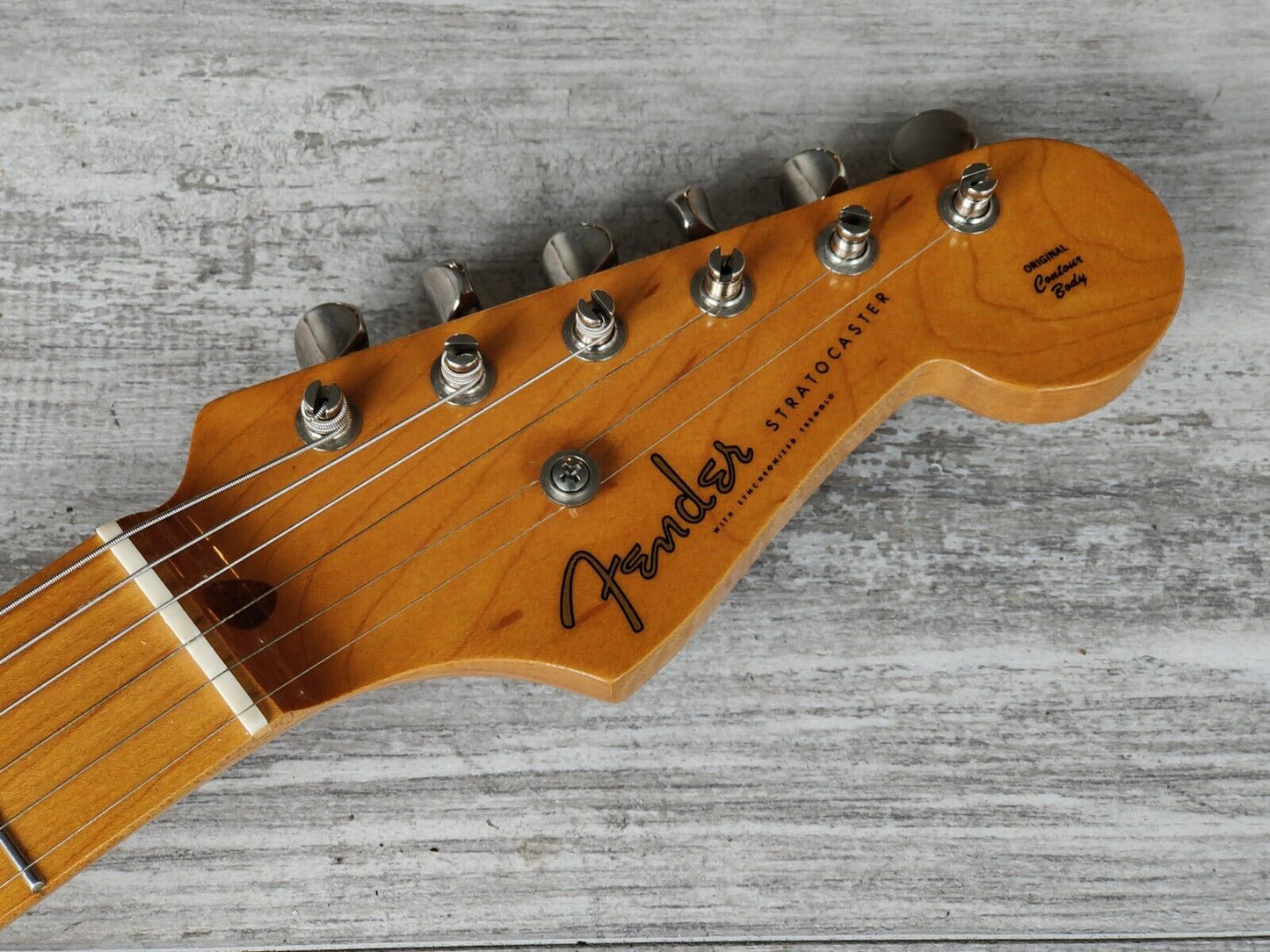 1987 Fender Japan ST54 '54 Reissue Stratocaster w/Soft V Neck (Brown Sunburst)