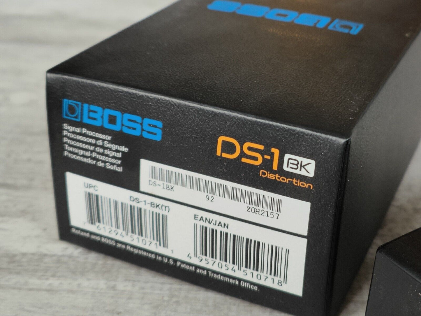 2016 Boss DS-1BK Guitar Center Exclusive Limited Edition Distortion (1 of 3000)