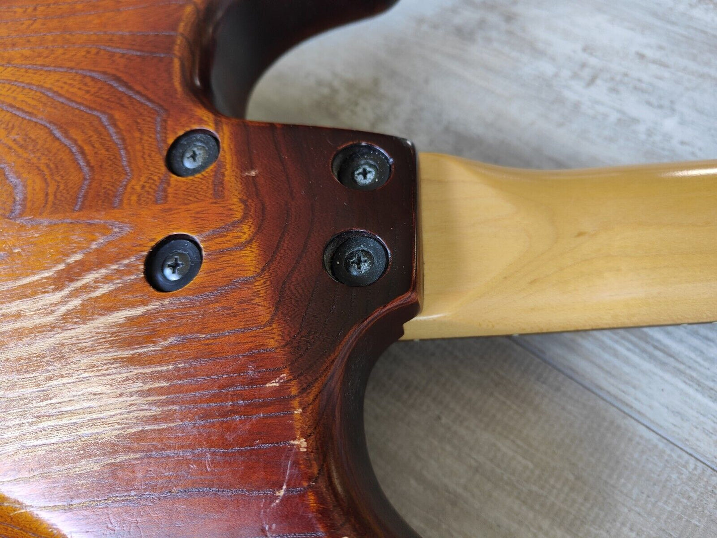 1992 Fernandes Japan FST-95S Superstrat w/Sustainer (Violin Sunburst)