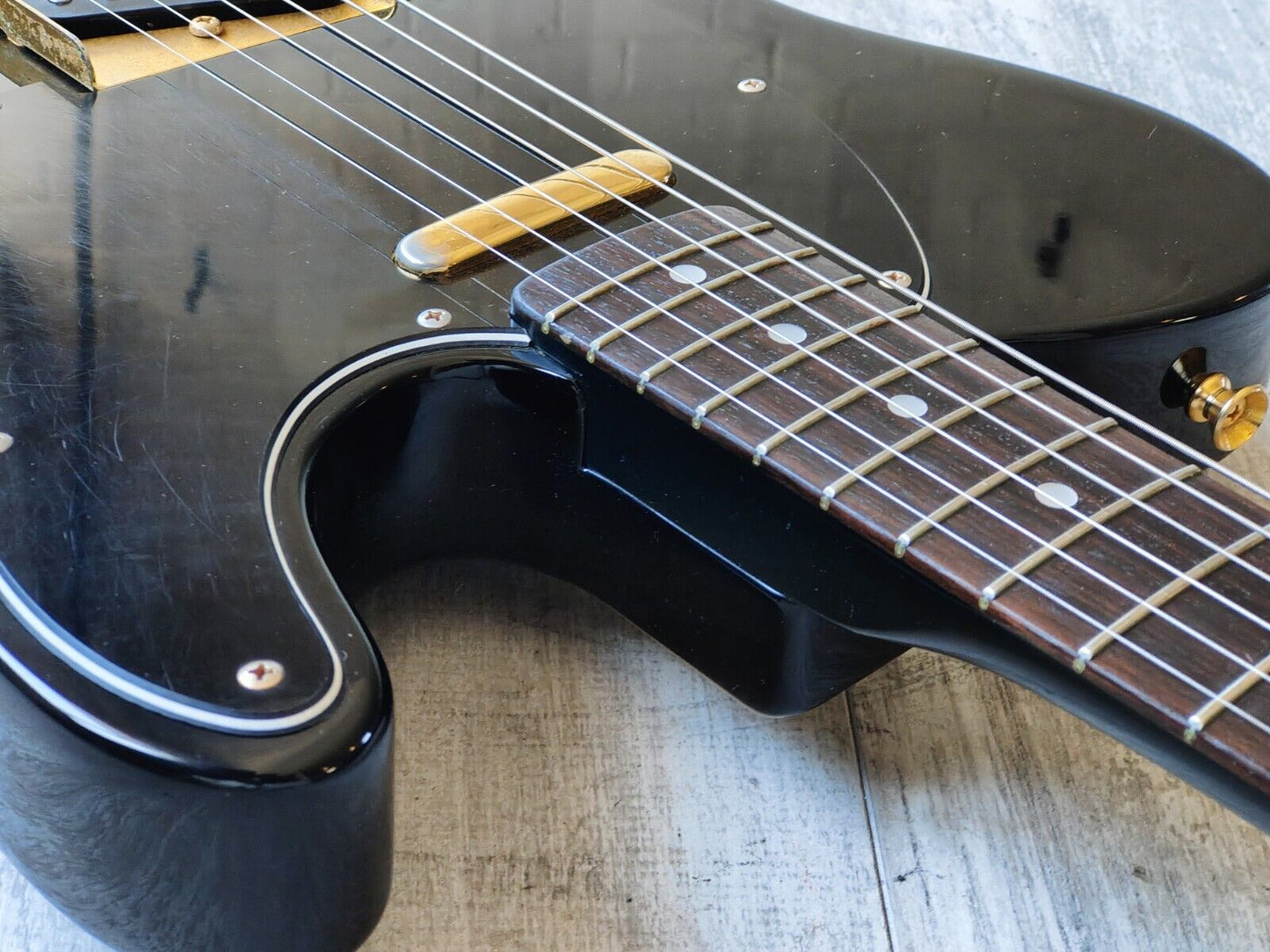 1994 Fender Japan TLG80-60 Vintage Telecaster (Black & Gold)