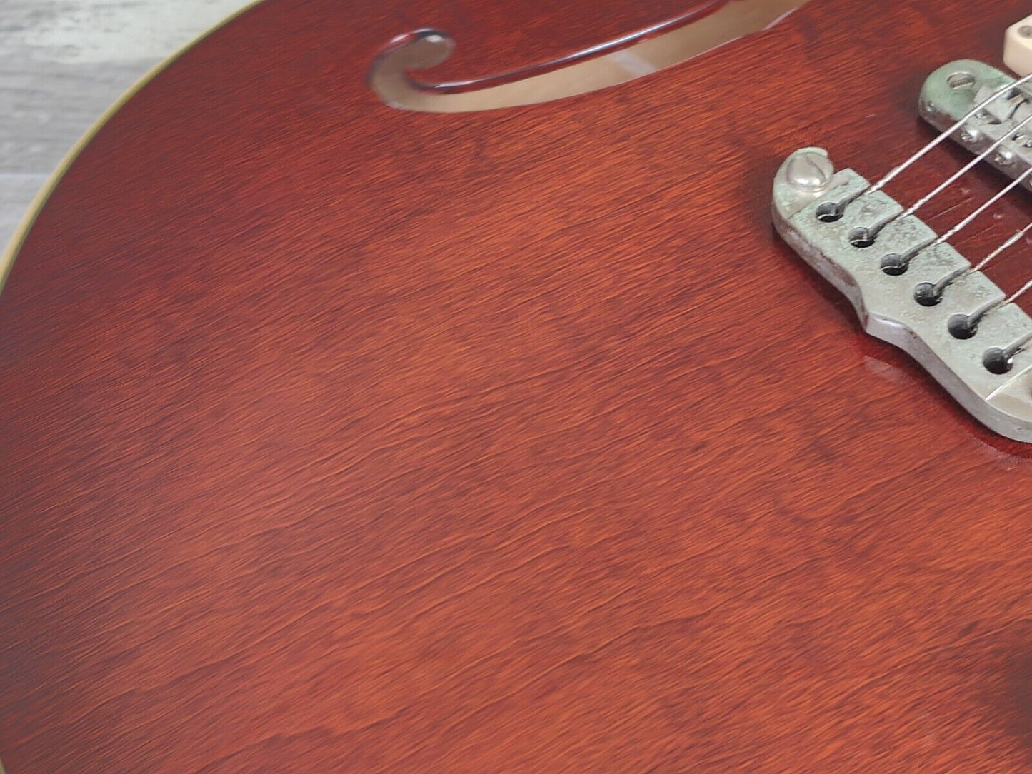 1982 Aria Pro II Japan TA-70 Titan Series Semi Hollowbody (Twilight Red)