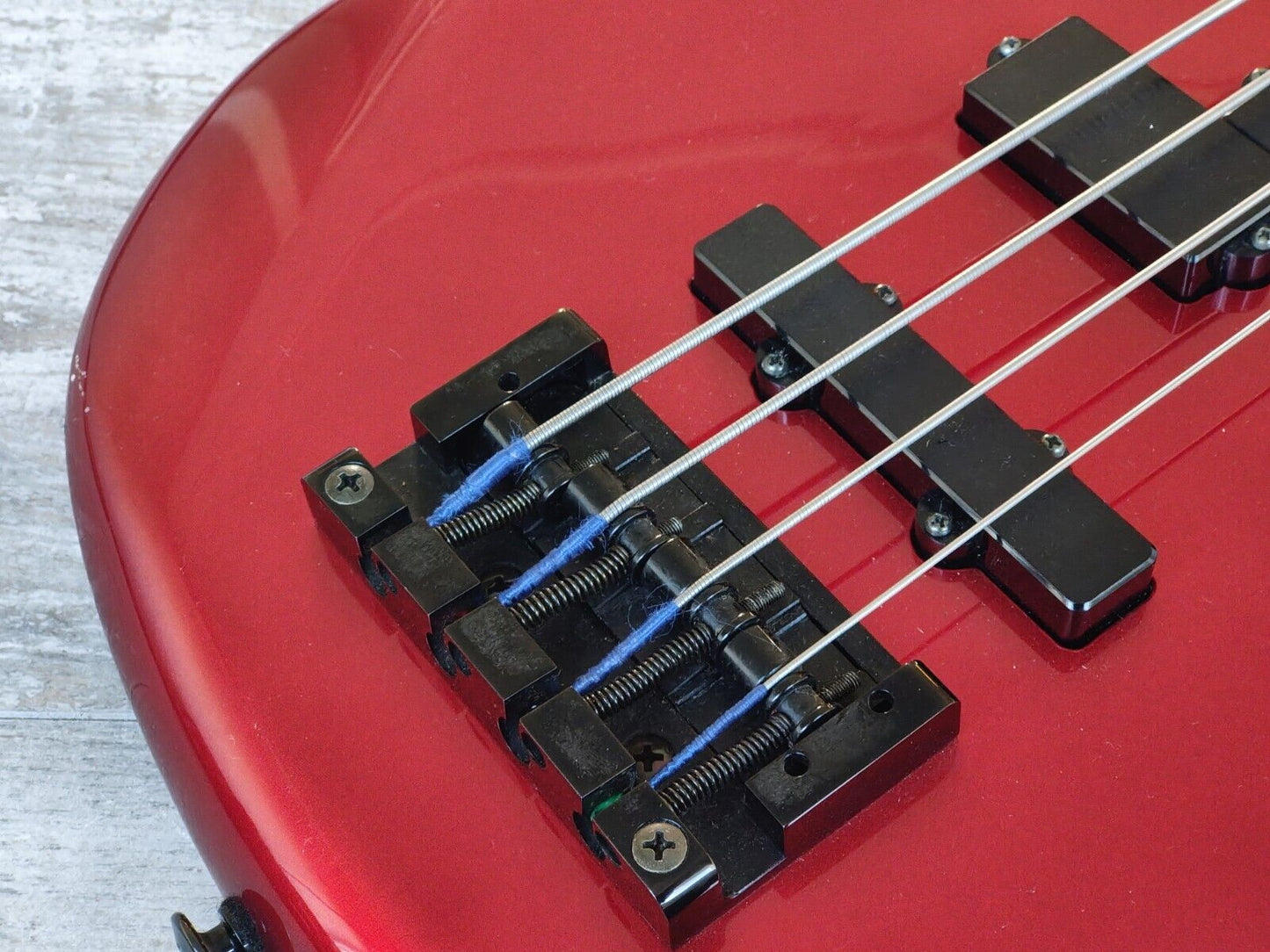 1991 Ibanez Japan SR-600D SDGR Soundgear Fretless Bass (Ruby Red)