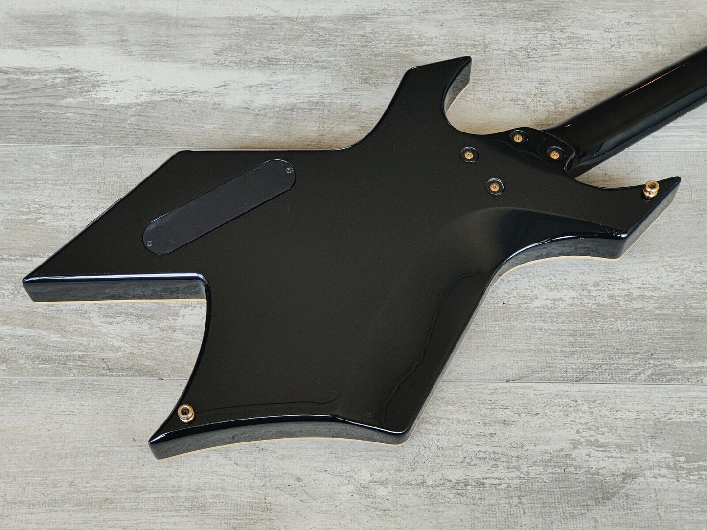 1994 Burny (Fernandes) Japan XB-95H "X Japan - Heath" Warlock Bass (Black)