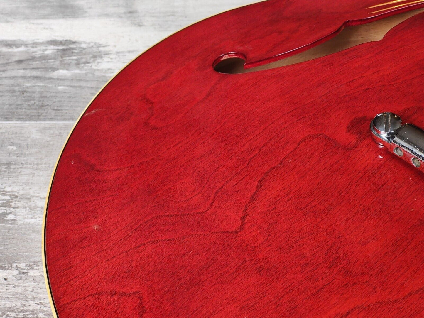 1980 Yamaha Japan SA-1000 ES-335 Semi Hollowbody Electric Guitar (Persimmon Red)