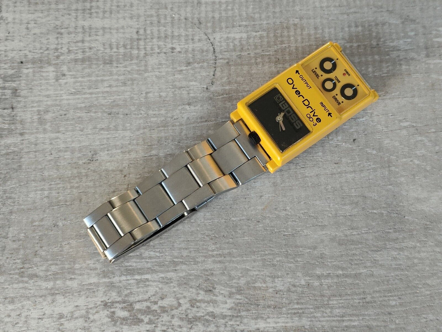 Vintage Boss Pedals OD-3 Overdrive Rare Promotional Wrist Watch