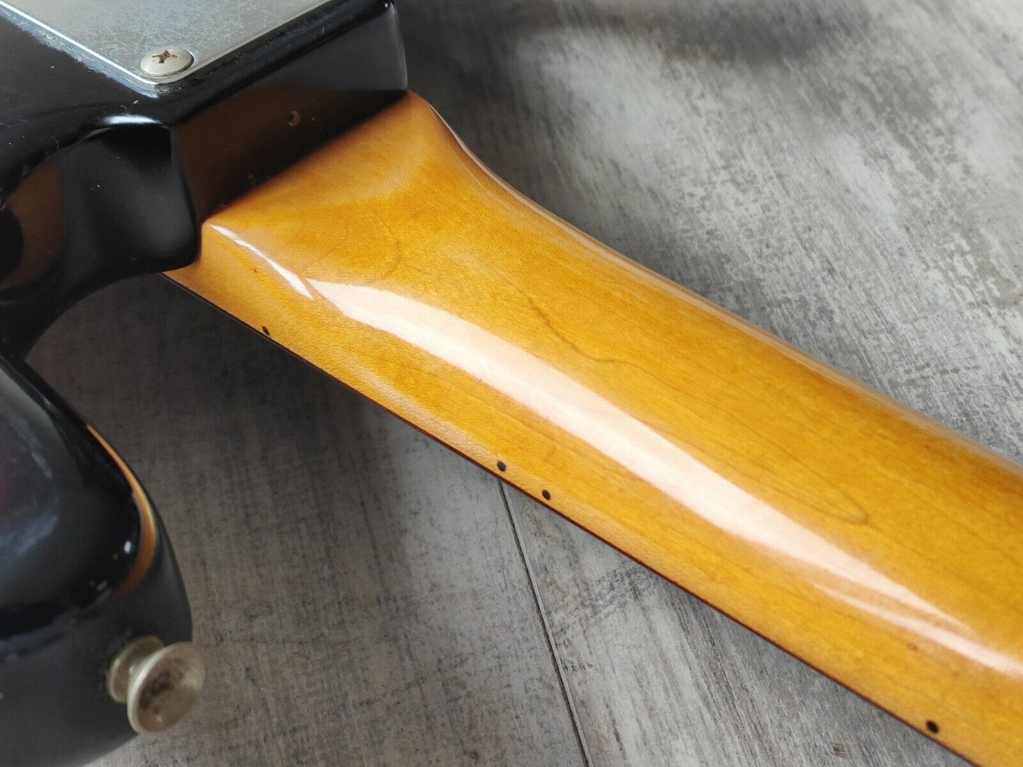 1979 Fernandes Japan FJB-65J Jaco Pastorius Fretless Jazz Bass (Sunburst)