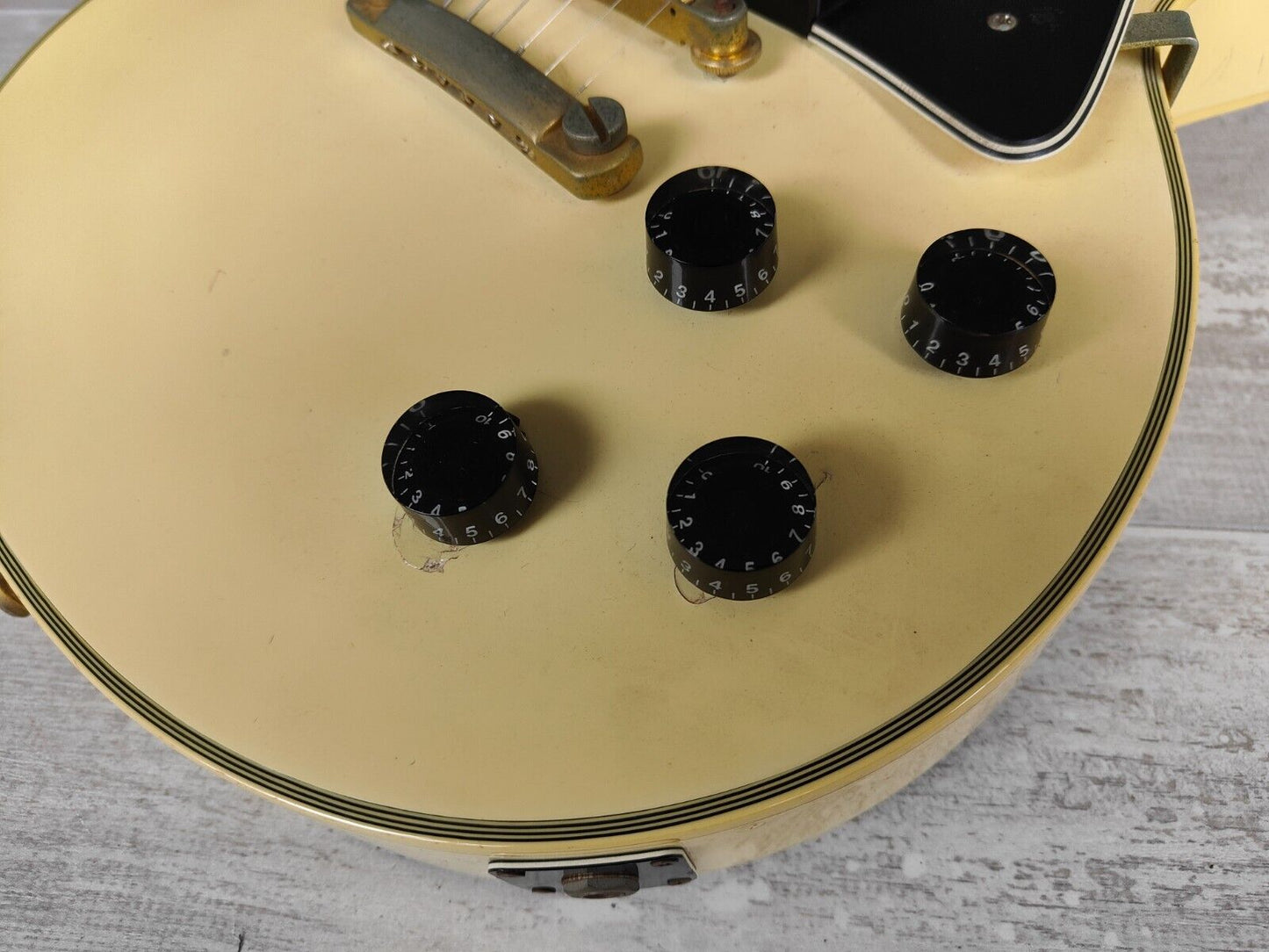 1989 Burny Japan RLC-60 Les Paul Custom (White)